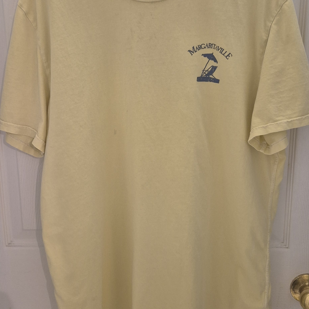 Margaritaville Soft Yellow Short Sleeve Tee